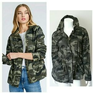 Love Tree Jackets & Coats - Love Tree Hooded Camo Military Utility Jacket Love Tree Jackets & Coats - Love Tree Hooded Camo Military Utility Jacket